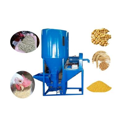 품질  Poultry and Livestock 1000KG/Batch Corn Wheat Soybean Grain Feed Poultry Farm Mixing Grinding Equipment 공장